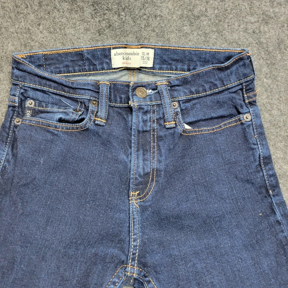 Abercrombie Jeans Kids 15/16 Denim Streetwear Slim Skinny Leg MIX LOT Bundle - Picture 7 of 16